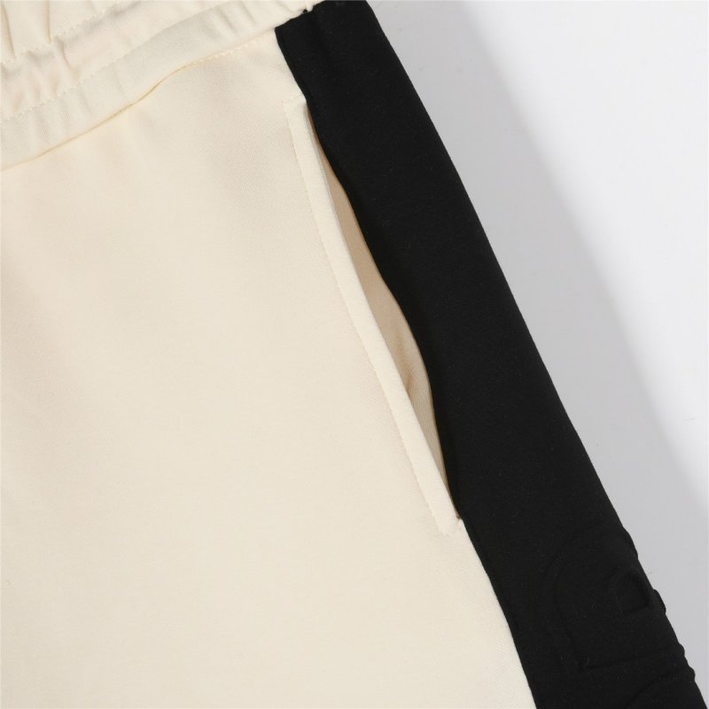 Cream Drawstring Shorts view