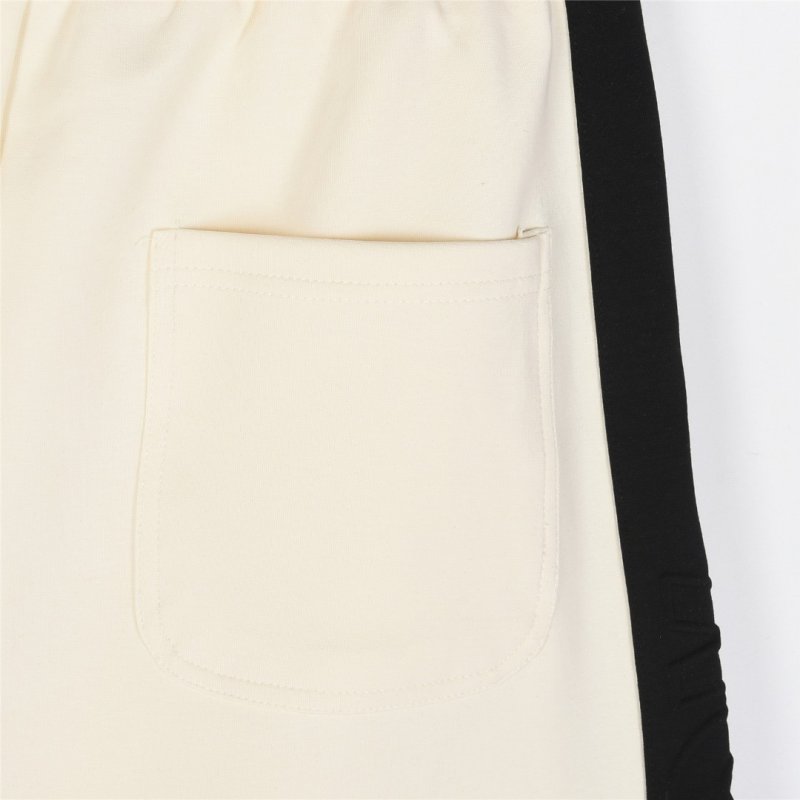 Cream Drawstring Shorts view