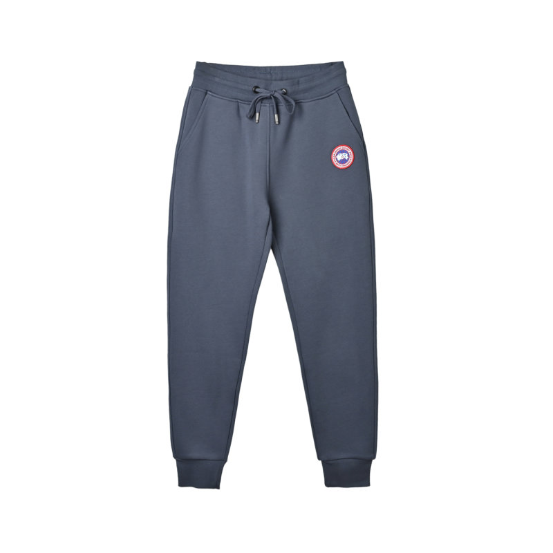 Canada Goose Charcoal Grey Joggers with Crest Logo view
