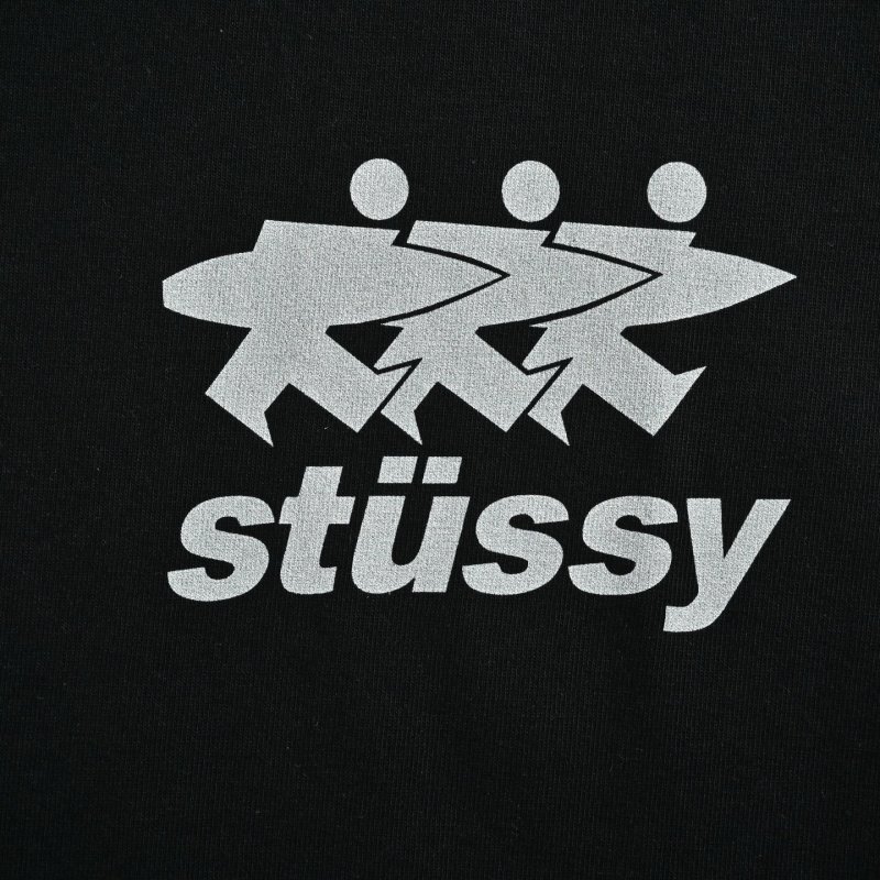 Stüssy Black Logo T-Shirt view