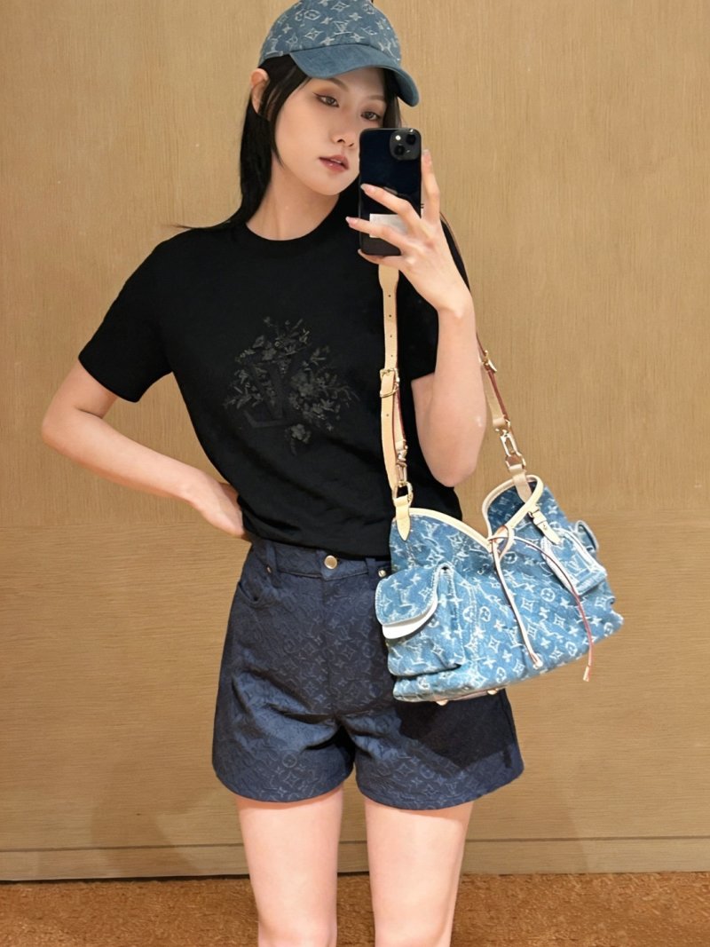 Black Oversized Graphic T-Shirt with Embroidered Design view