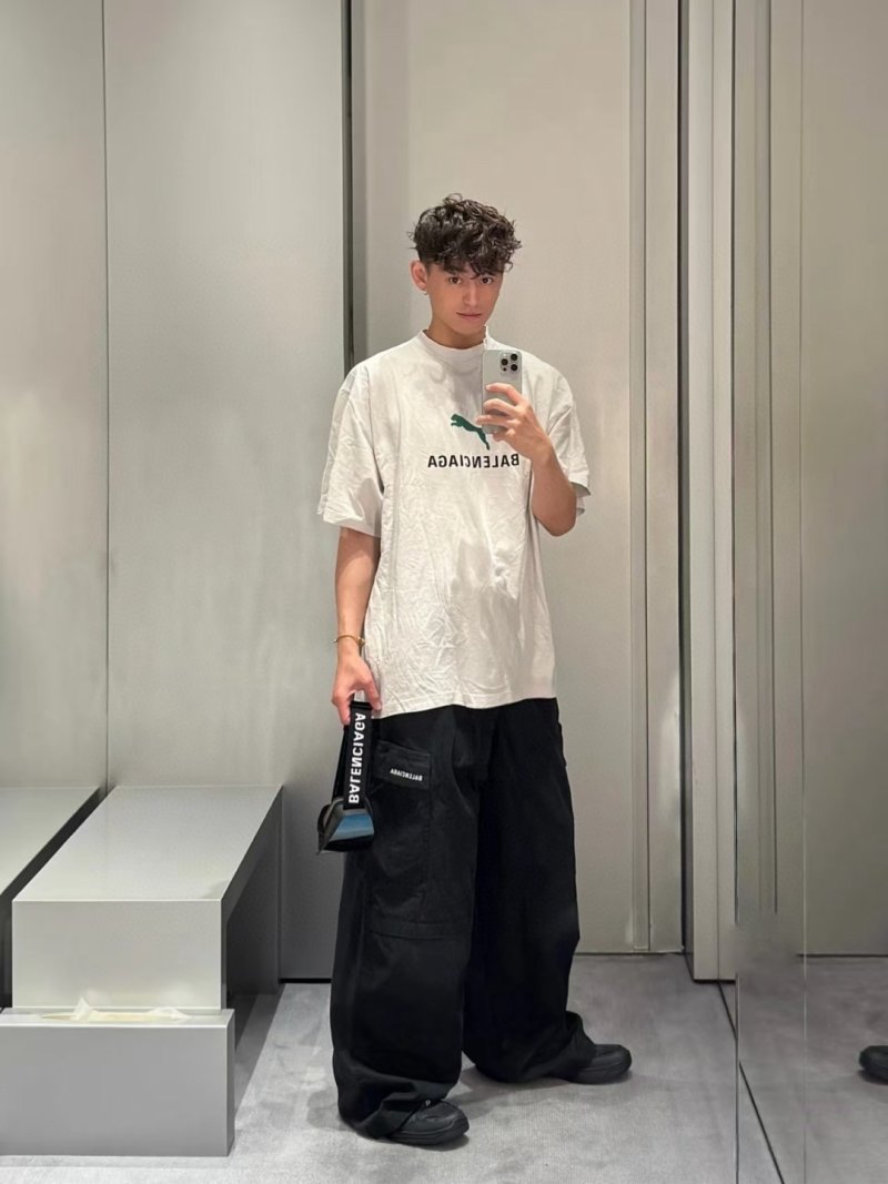 Puma Balanced Cream Short Sleeve T-Shirt view