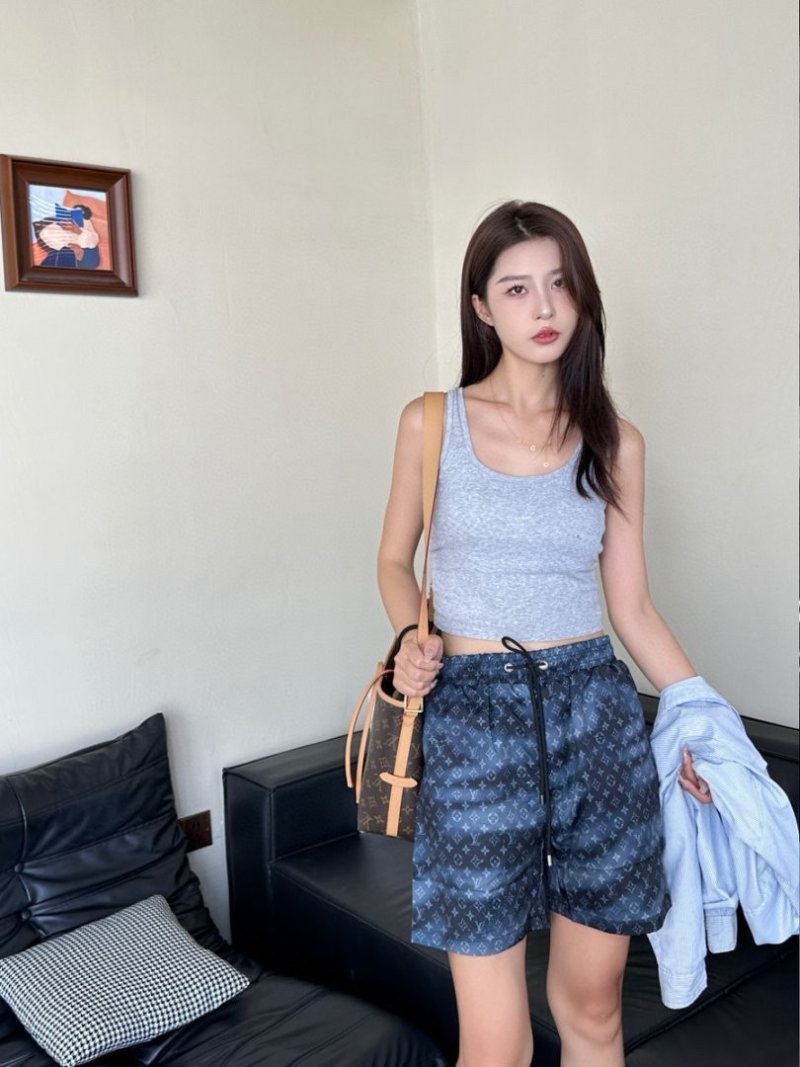 Louis Vuitton Monogram Navy Shorts view