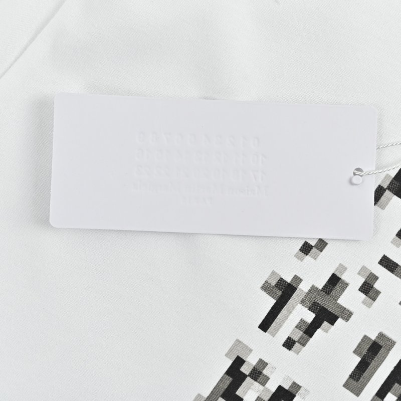 Maison Margiela Mosaic Print White T-Shirt view