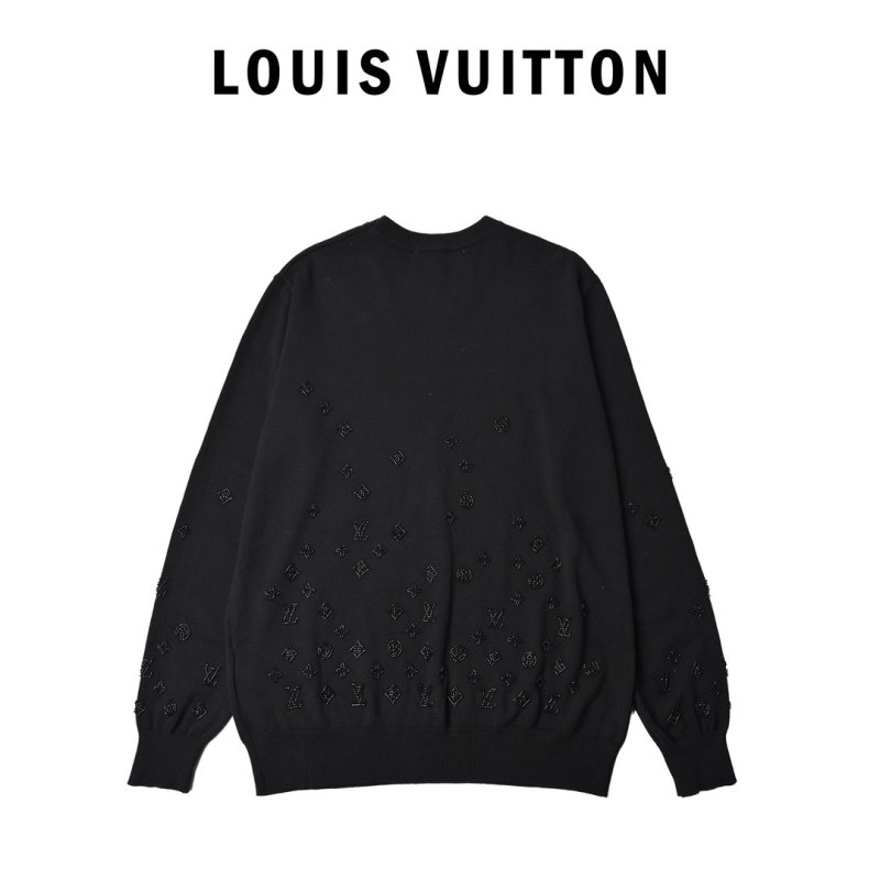 Louis Vuitton Monogram Embellished Black Sweatshirt view