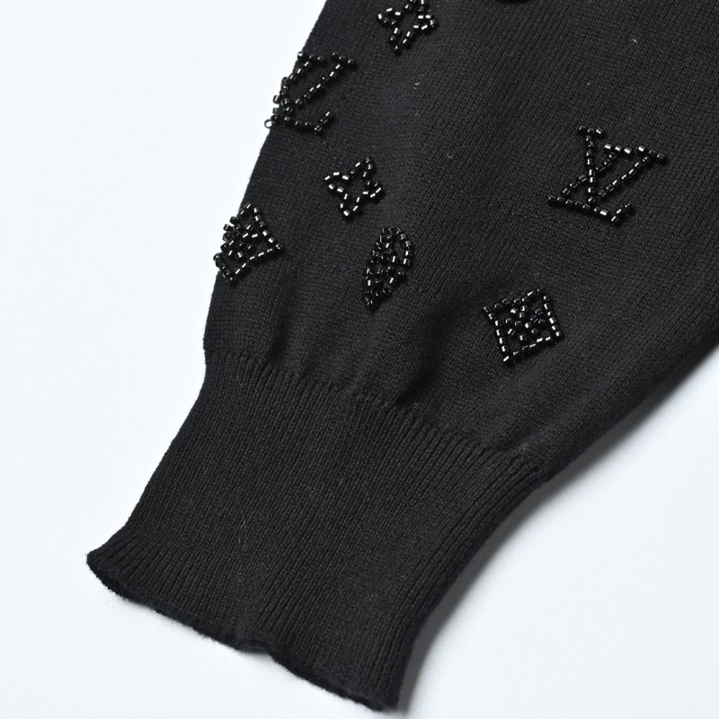 Louis Vuitton Monogram Embellished Black Sweatshirt view