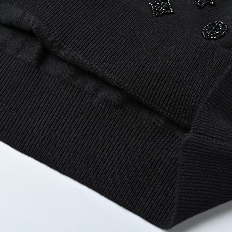 Louis Vuitton Monogram Embellished Black Sweatshirt view