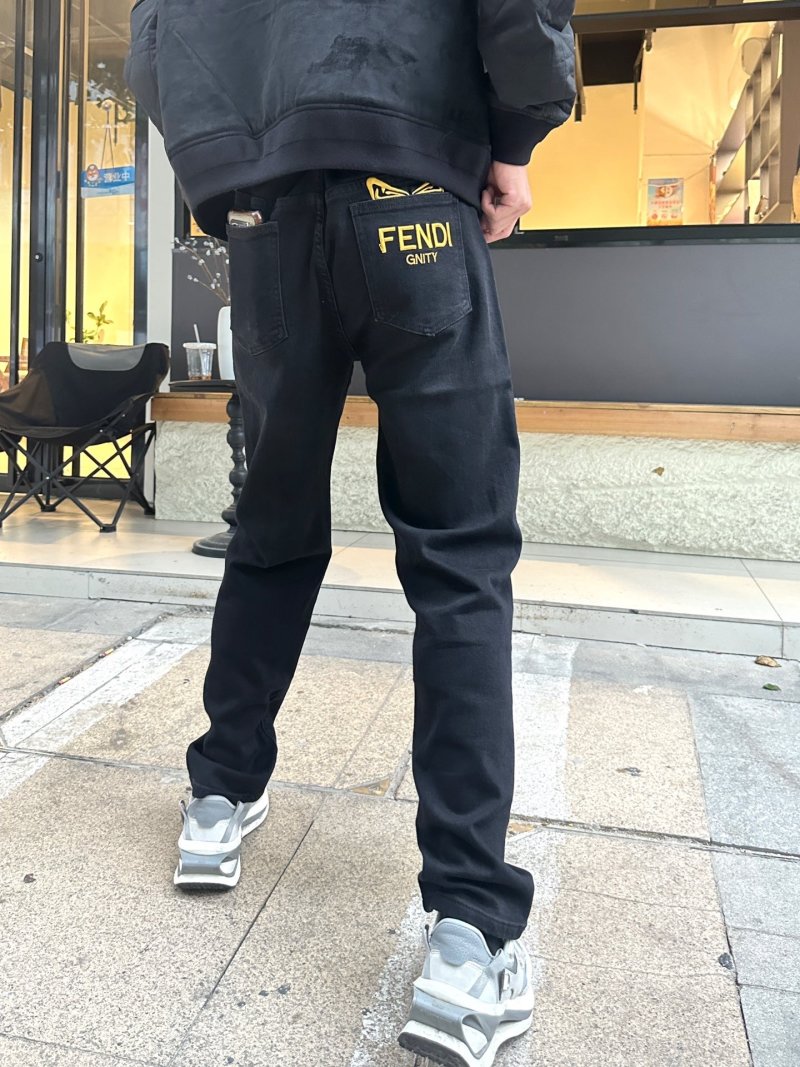 Fendi Gnity Black Denim Jeans