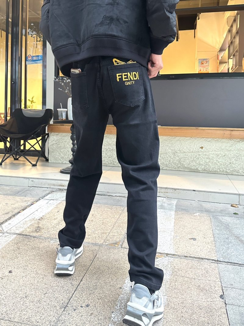 Fendi Gnity Black Denim Jeans view