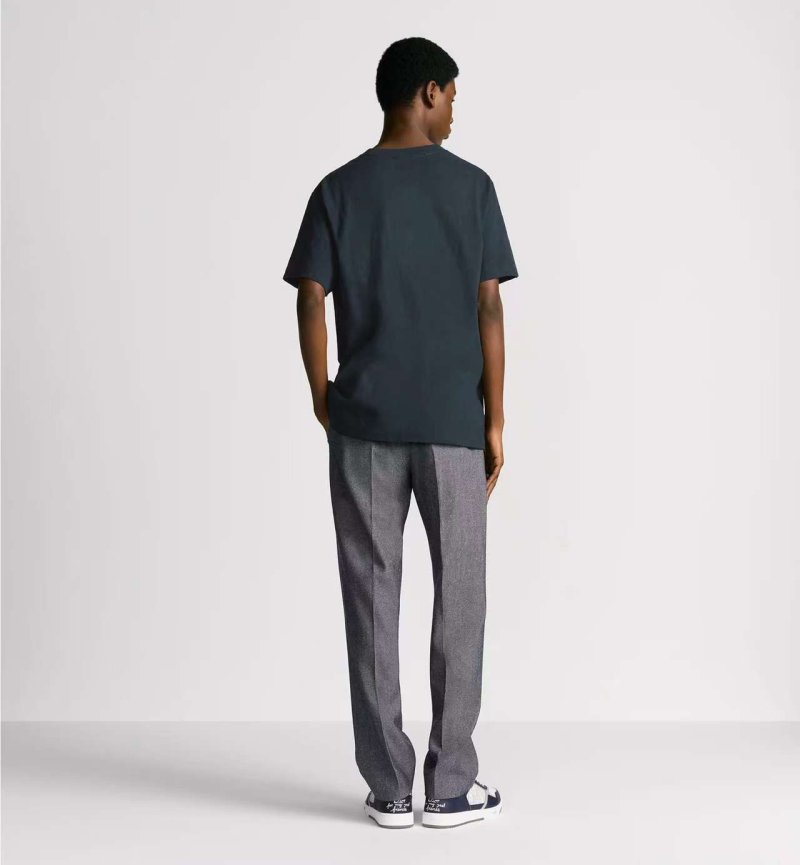 Dior 'For My Friends' Navy Oversized T-Shirt view