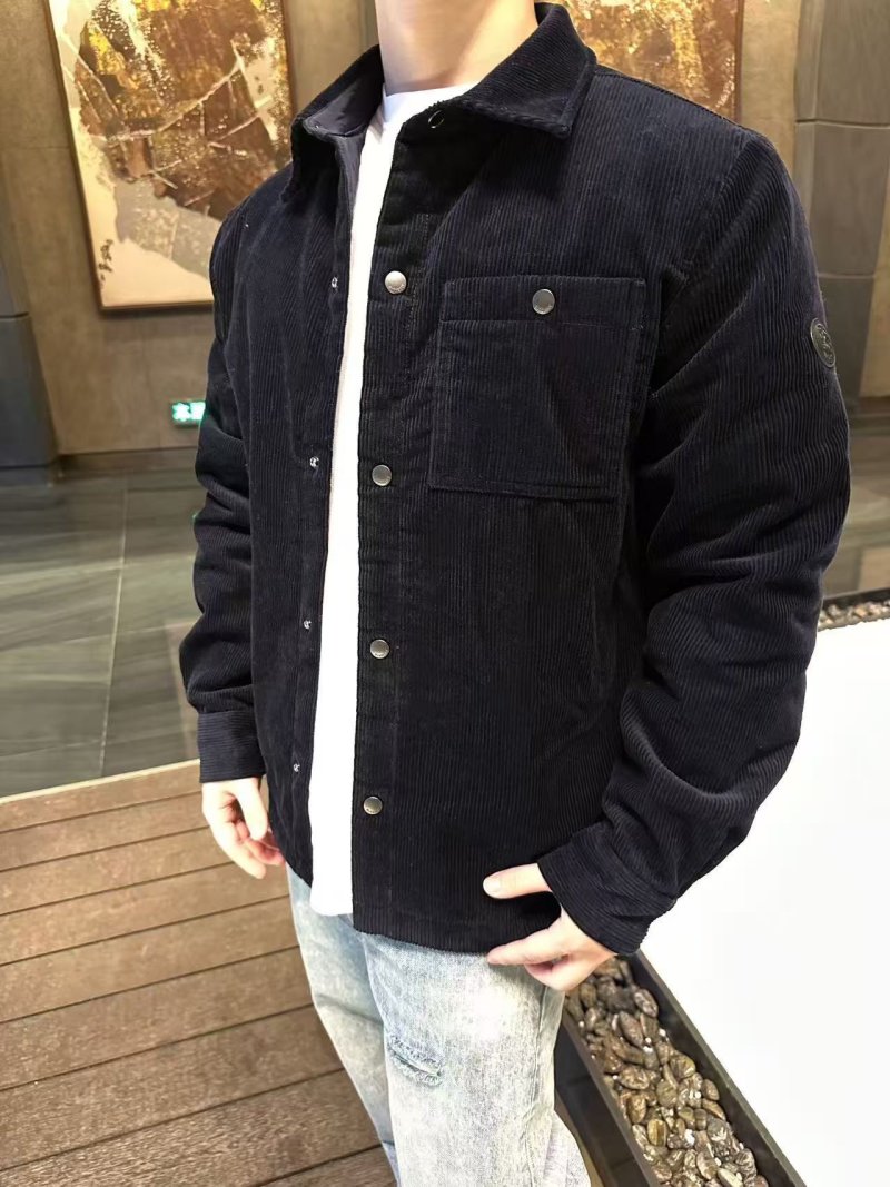 Stone Island Black Overshirt Jacket view