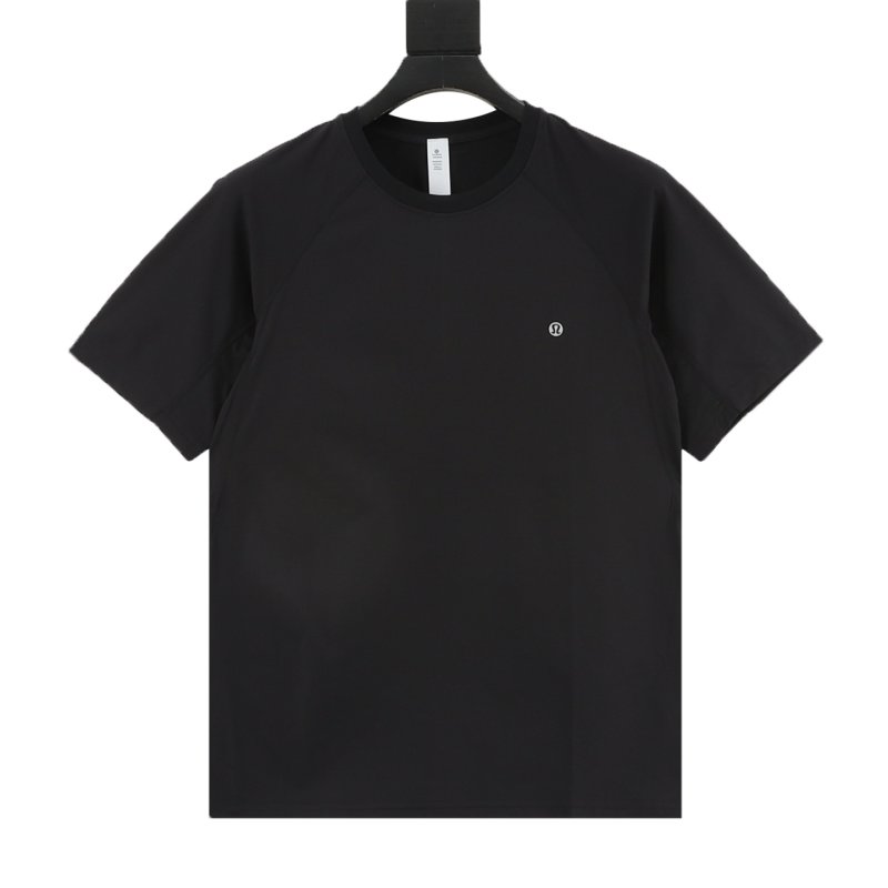 Lululemon Black Crew Neck Short Sleeve T-Shirt view
