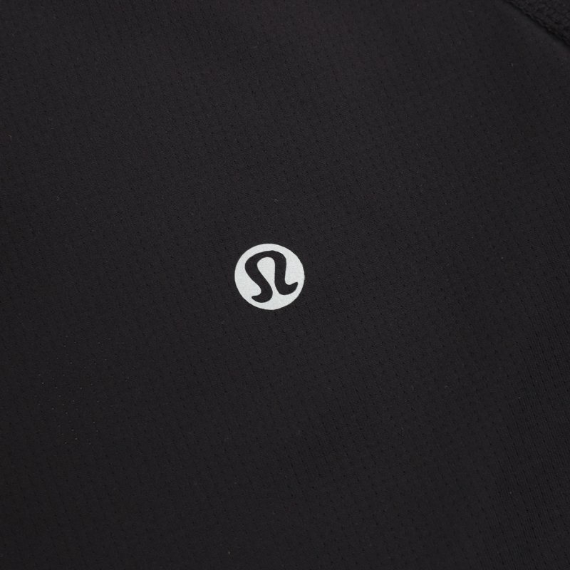 Lululemon Black Crew Neck Short Sleeve T-Shirt view