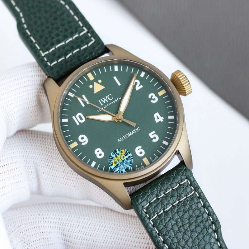 IWC Big Pilot 43mm Green Dial Automatic Watch view