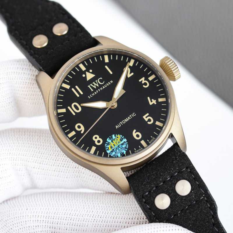 IWC Big Pilot 43mm Green Dial Automatic Watch view