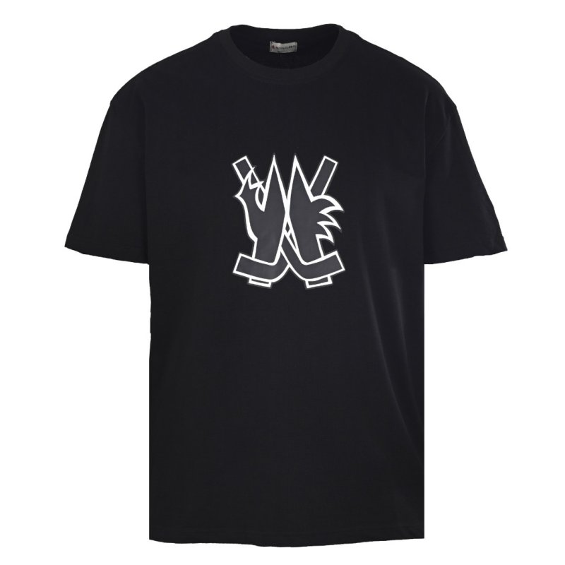 Black Graphic Print Short Sleeve T-Shirt view