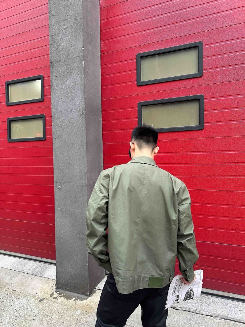 Stone Island Sage Green Quilted Shirt Jacket view