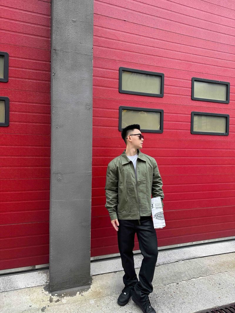 Stone Island Sage Green Quilted Shirt Jacket view