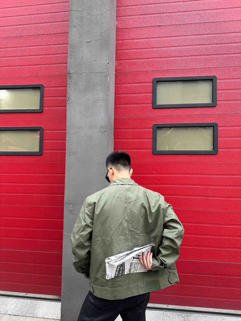 Stone Island Sage Green Quilted Shirt Jacket view