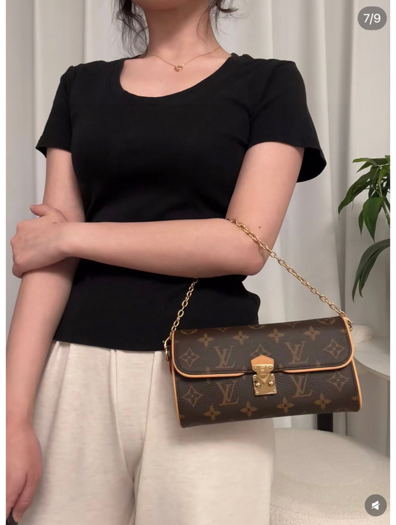 Louis Vuitton Monogram WOC Wallet on Chain Brown view