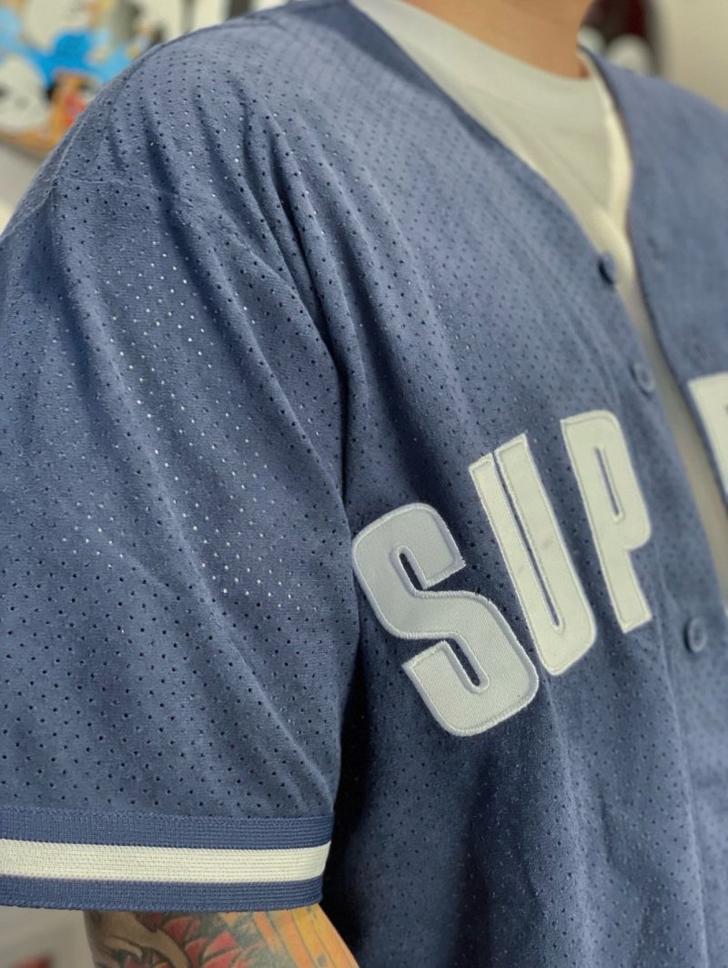 Navy Blue Mesh Sports T-Shirt with Embroidered Number