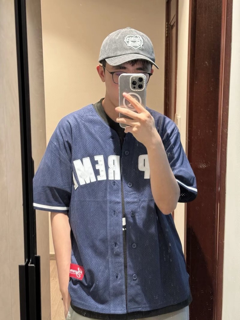 Navy Blue Mesh Sports T-Shirt with Embroidered Number view