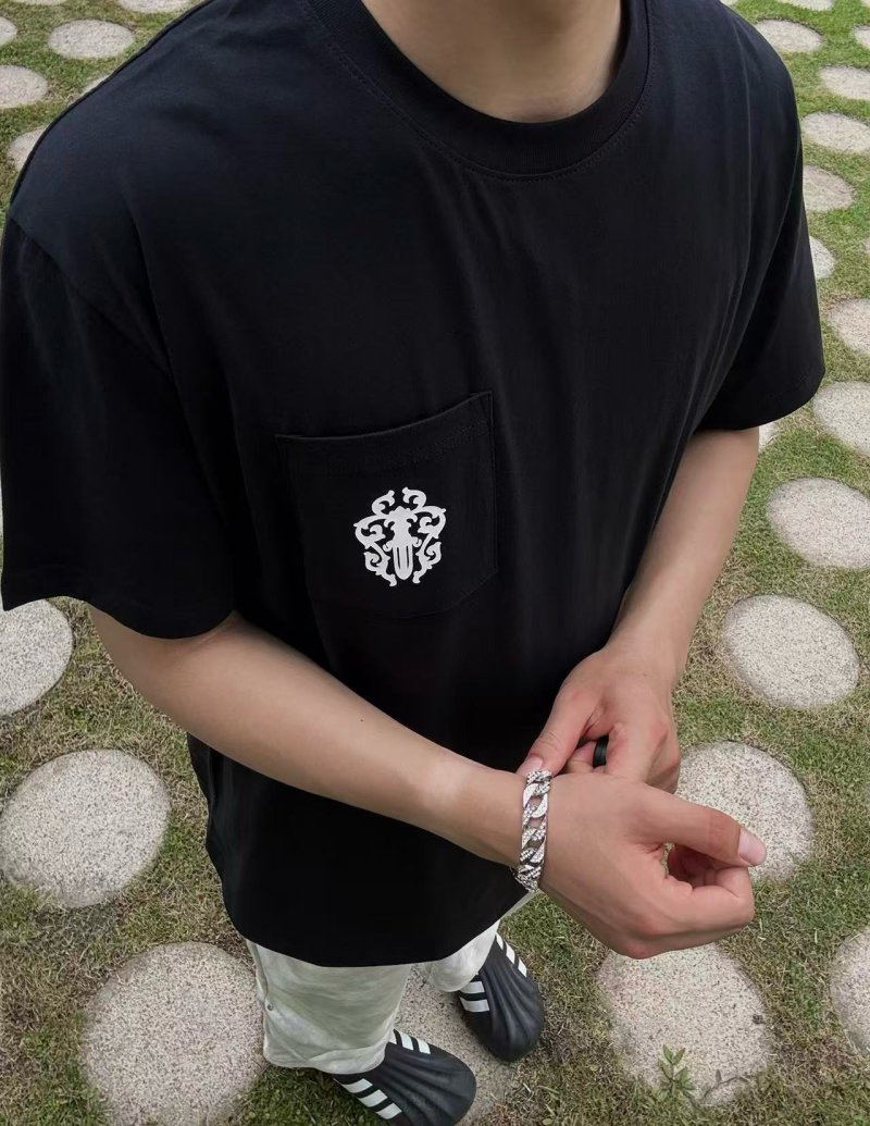 Chrome Hearts Black Pocket Cross T-Shirt view