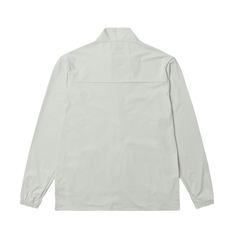 White Lightweight Zip Sunscreen Jacket view