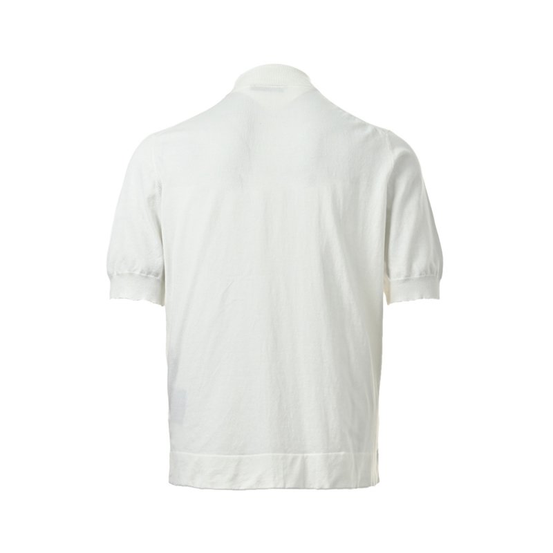 White Short-Sleeve Crew Neck T-Shirt view