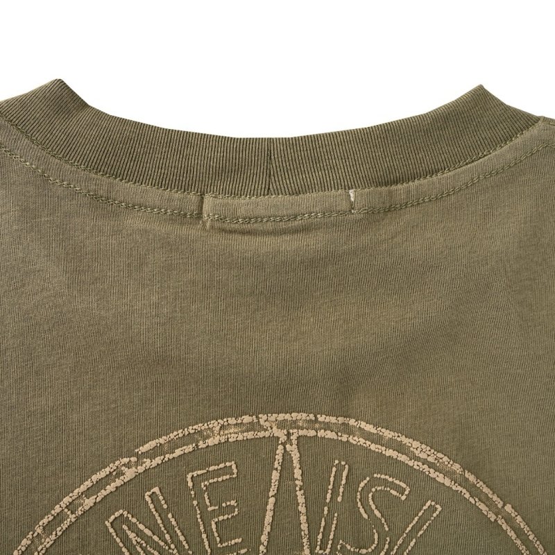 Stone Island Compass Badge Short Sleeve T-Shirt Sage Green view