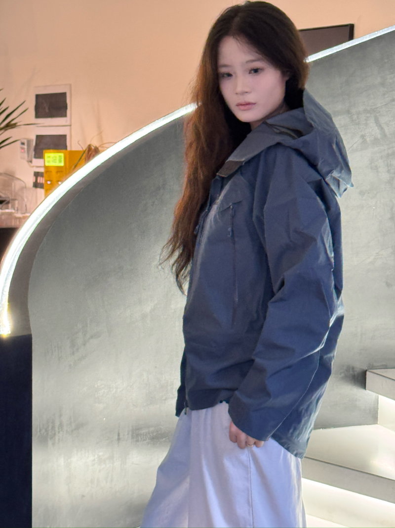 Black MX Lightweight Windbreaker Jacket view