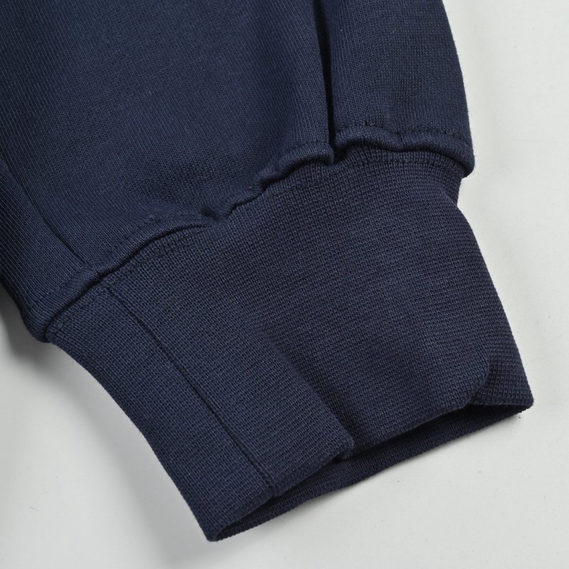 Navy Zip-Up Bomber Jacket view
