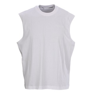 Alexander Wang Logo Embroidered Tank Top White