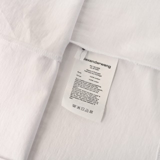 Alexander Wang Logo Embroidered Tank Top White view 9
