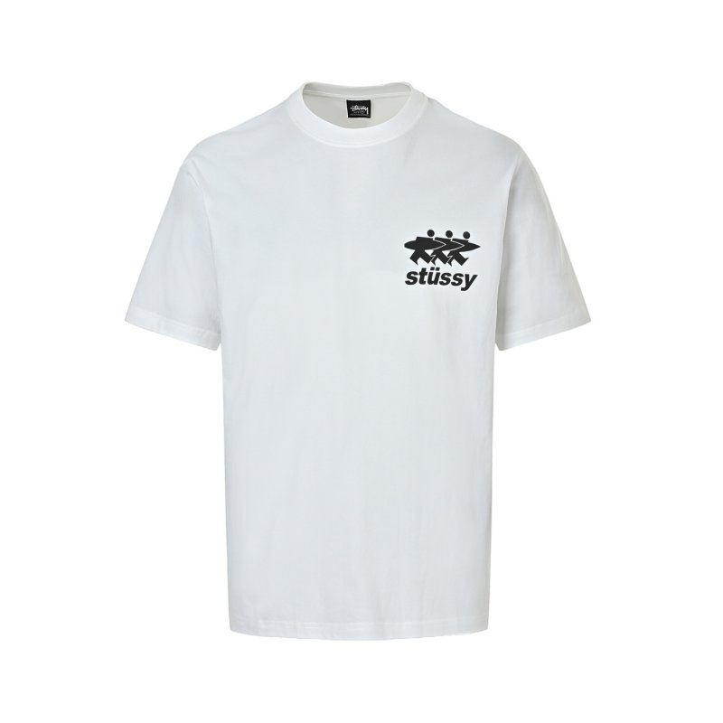 White Graphic Short Sleeve T-Shirt with Bow Print view
