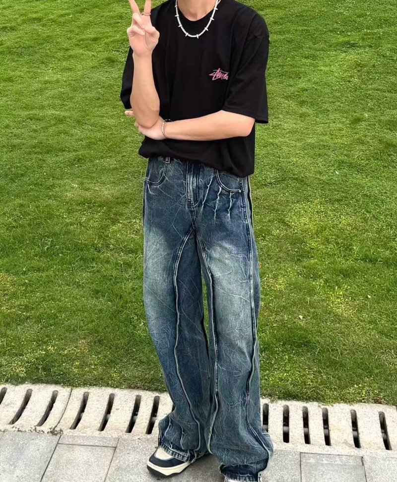 Stüssy Black Graphic Print T-Shirt view
