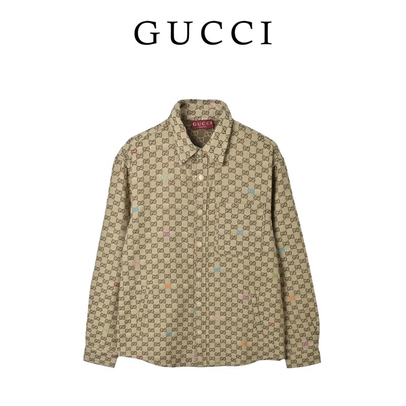 Gucci GG Monogram Beige Quilted Jacket view