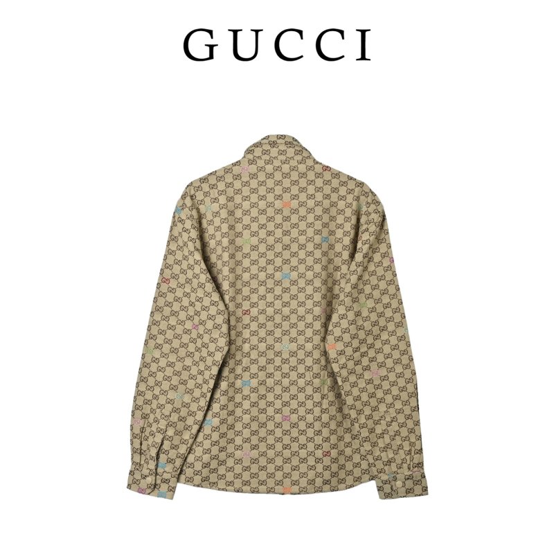 Gucci GG Monogram Beige Quilted Jacket view