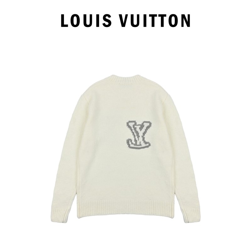 Louis Vuitton Black LV Logo Crewneck Sweater view