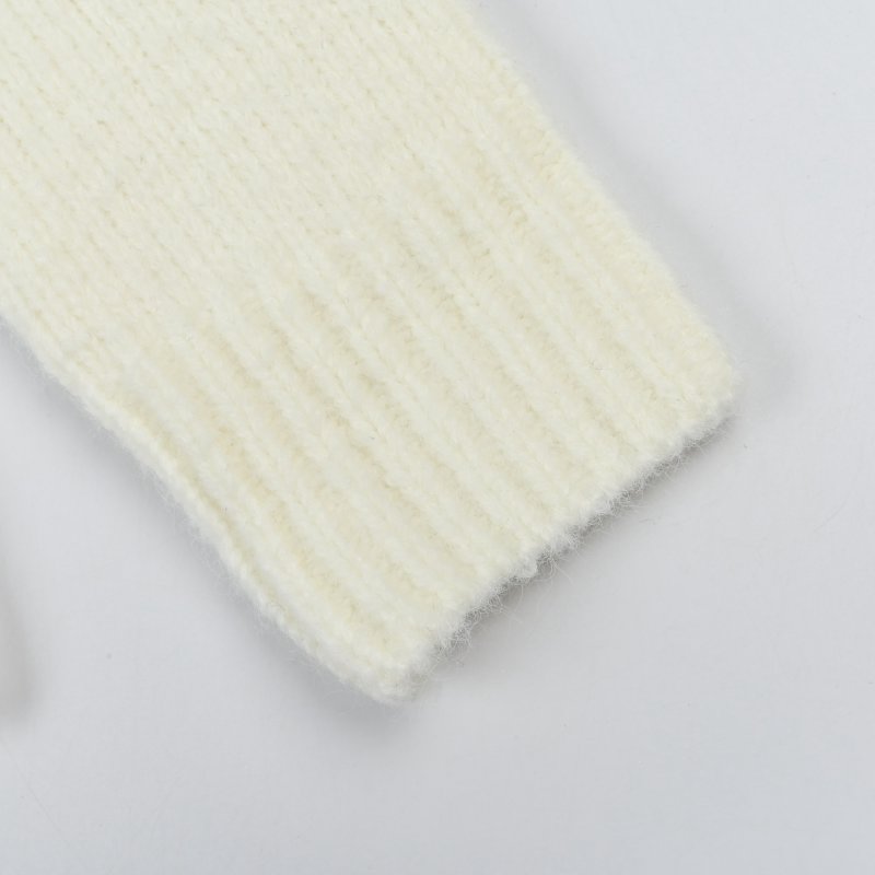 Louis Vuitton LV Logo Cream Wool Knit Sweater view