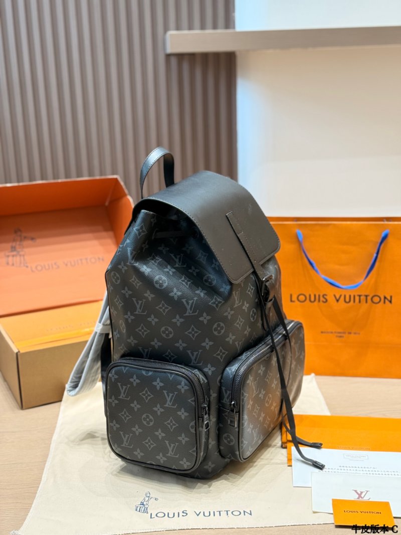Louis Vuitton Monogram Eclipse Trio Backpack Black view