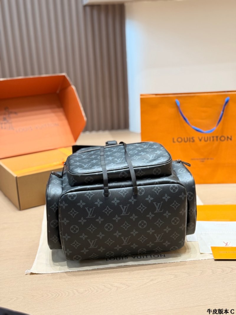 Louis Vuitton Monogram Eclipse Trio Backpack Black view