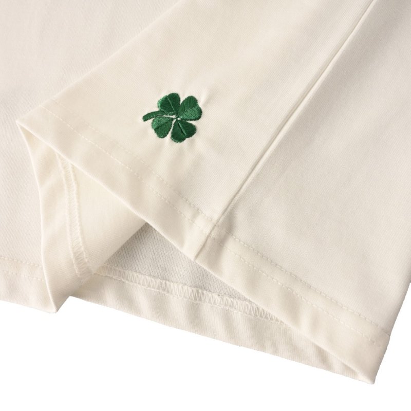 Dior Cream Four-Leaf Clover Embroidered T-Shirt view