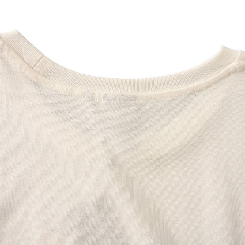Dior Cream Four-Leaf Clover Embroidered T-Shirt view