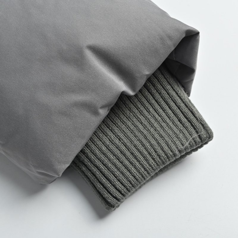 Oversized Puffer Down Jacket - Grey view