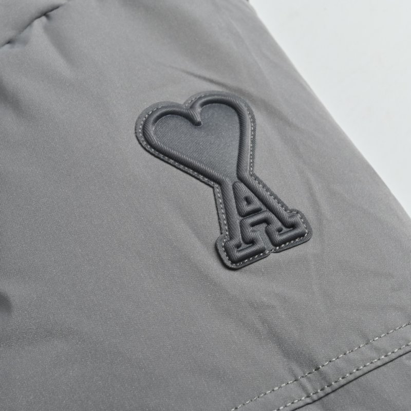 Oversized Puffer Down Jacket - Grey view