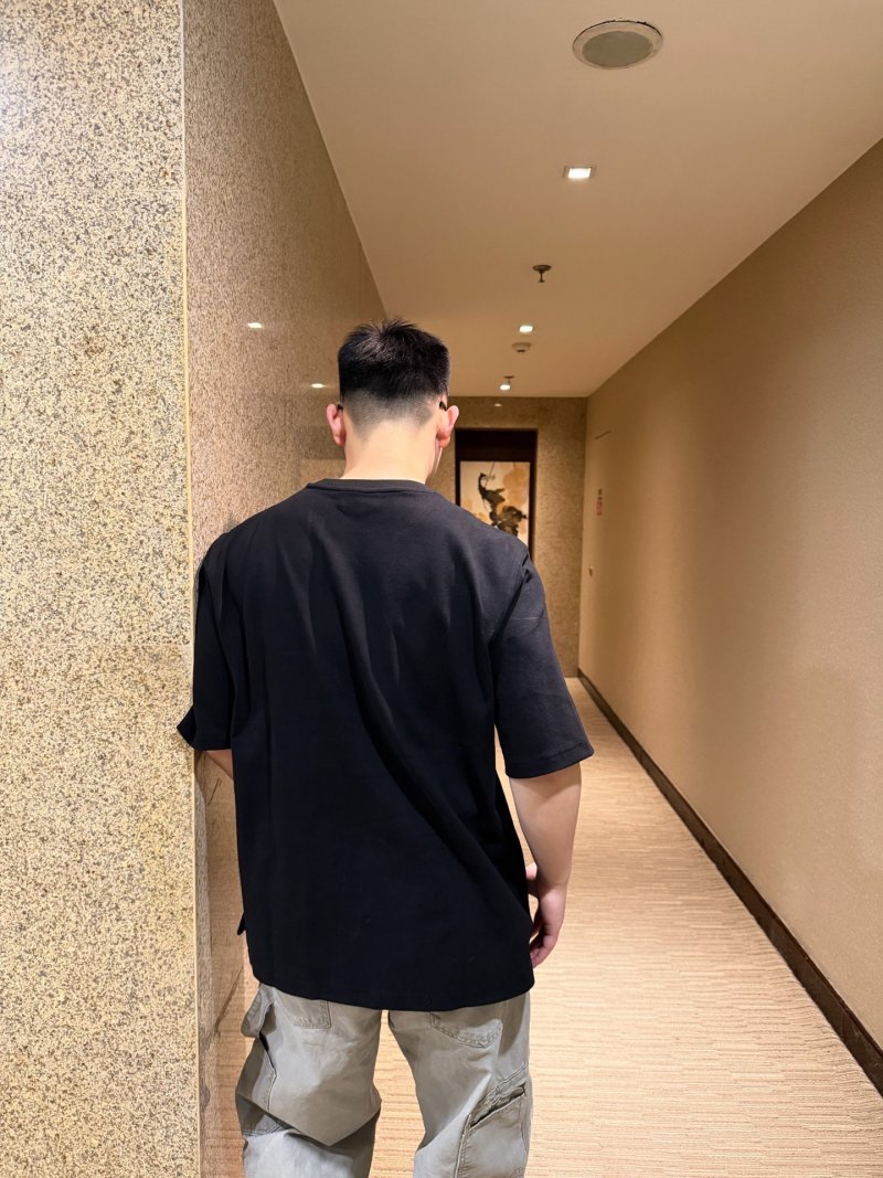 Essentials Black Short Sleeve T-Shirt view