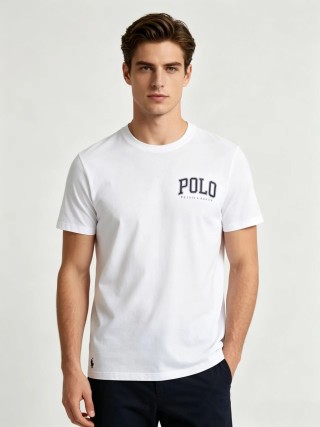 Polo Ralph Lauren White Logo T-Shirt view 1