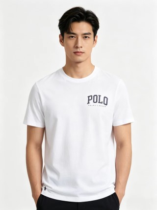 Polo Ralph Lauren White Logo T-Shirt view 4