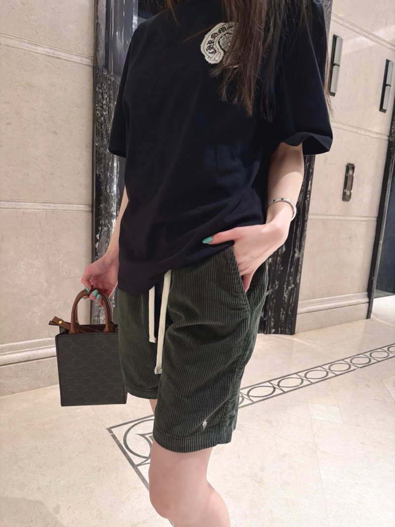 Ralph Lauren Pony Logo Shorts - Charcoal Grey view